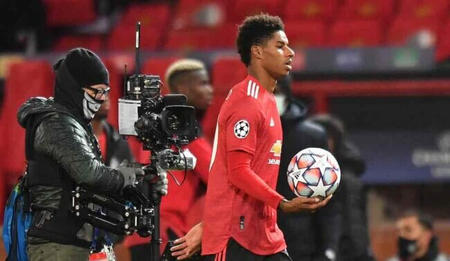 Marcus Rashford Match Ball Hat-trick Man United