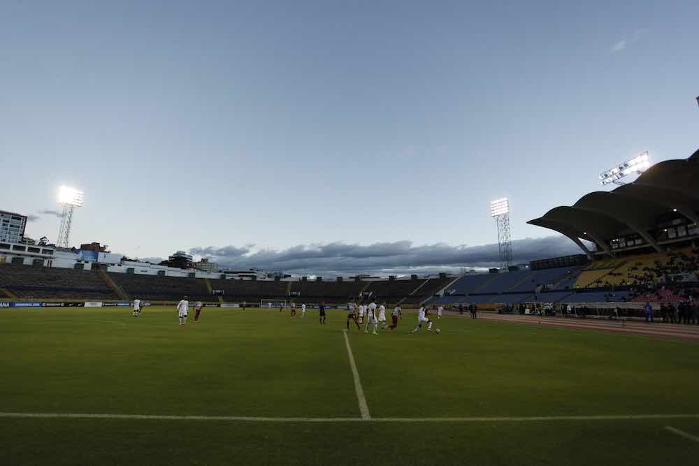 Atahulapa stadium in Quito Ecuador Catolica