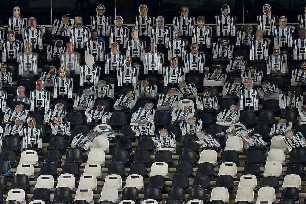 Botafogo Fans cutouts stadium