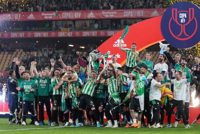 Real Betis 2022 Copa Del Rey winners