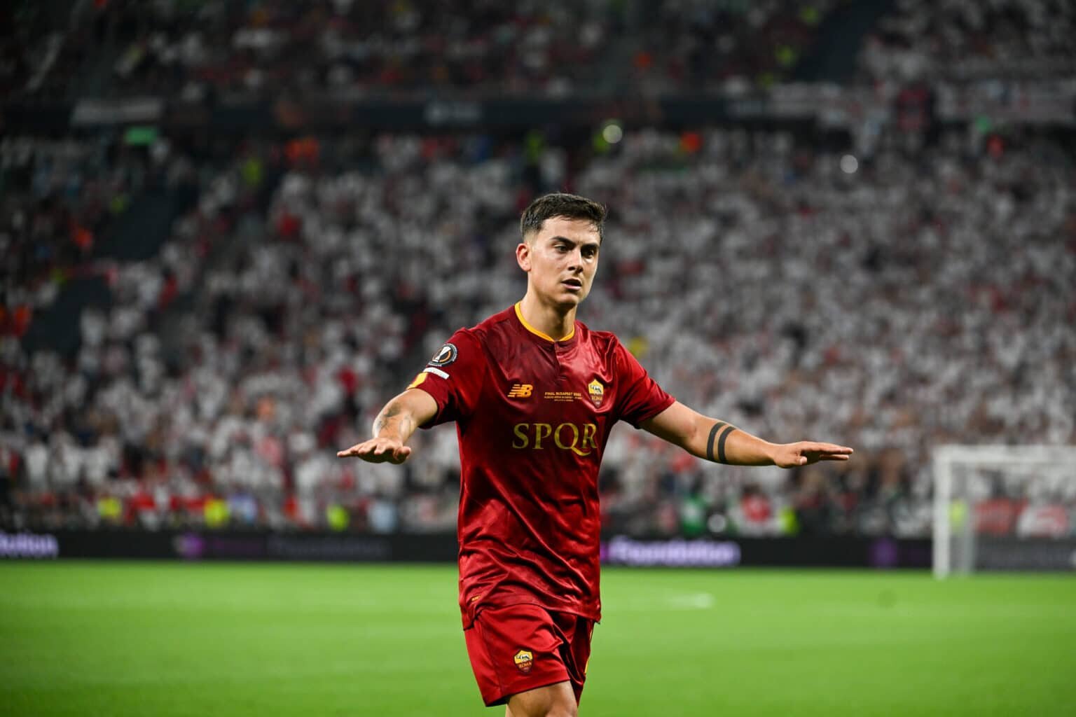 Paulo Dybala in Roma-Siviglia