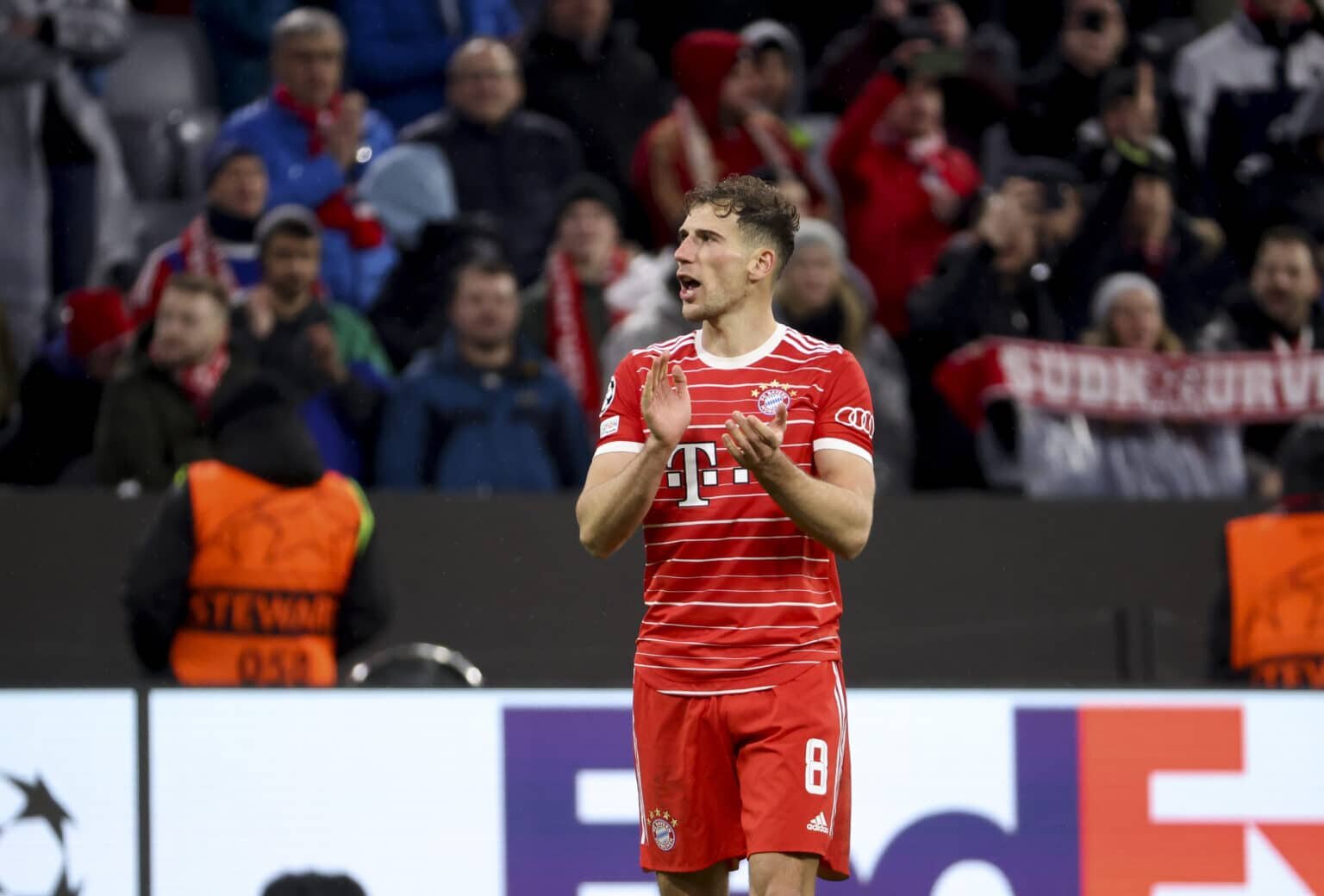 Leon Goretzka con la maglia del Bayern Monaco